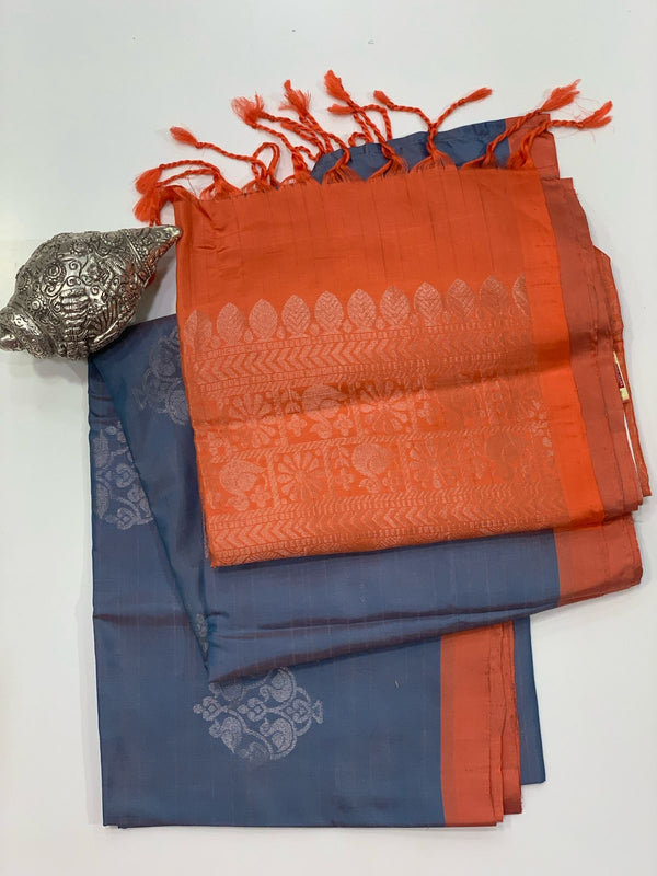 Kanjivaram Soft Silk Saree ASSS001